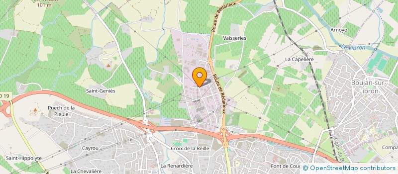 localisation de l'entreprise IF CONSTRUCTION  BEZIERS