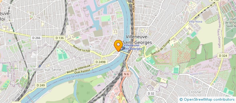 localisation de l'entreprise IF DISTRIBUTION  VILLENEUVE-LE-ROI