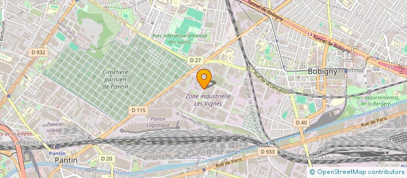 localisation de l'entreprise IF FRANCE à BOBIGNY