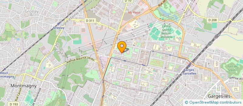 localisation de l'entreprise IF GESTION à SARCELLES