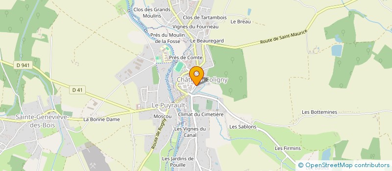 localisation de l'entreprise IF GRENIER A SEL à CHATILLON-COLIGNY
