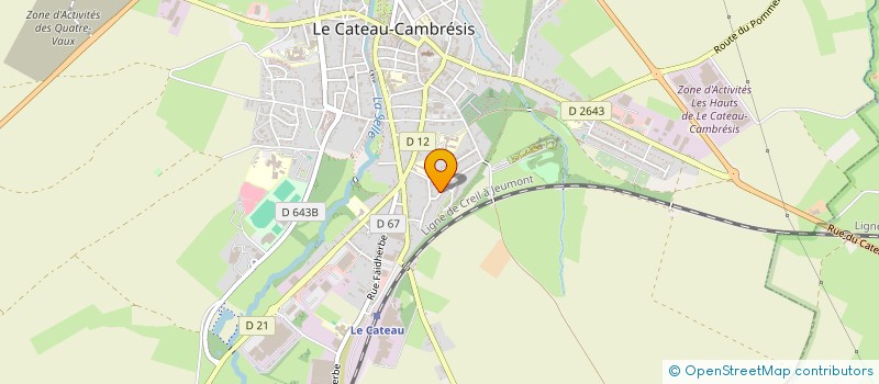 localisation de l'entreprise IF HOLDING  LE CATEAU-CAMBRESIS
