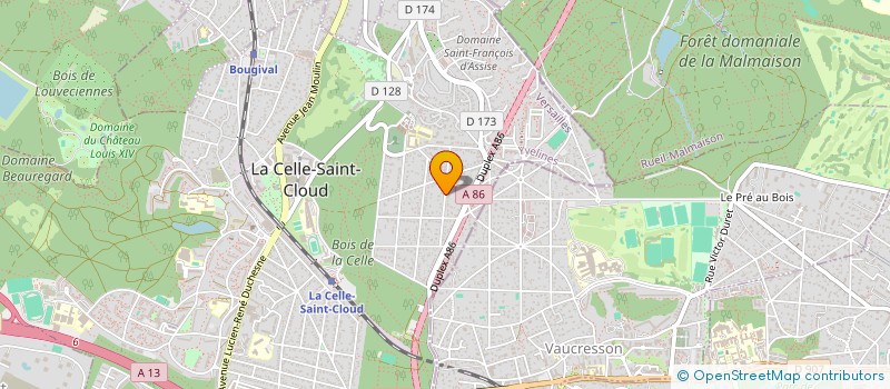 localisation de l'entreprise IF IF BETWEEN  LA CELLE-SAINT-CLOUD