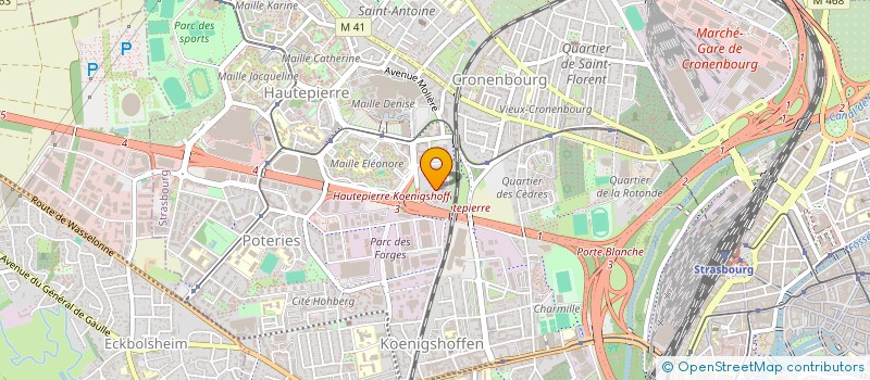 localisation de l'entreprise IF IT SCAN  STRASBOURG