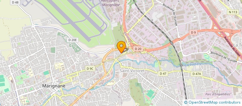 localisation de l'entreprise IF MATERIAUX à MARIGNANE