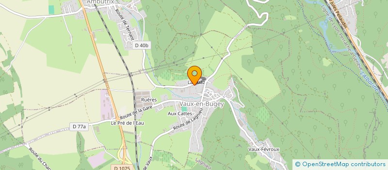 localisation de l'entreprise IF TRANS  VAUX-EN-BUGEY