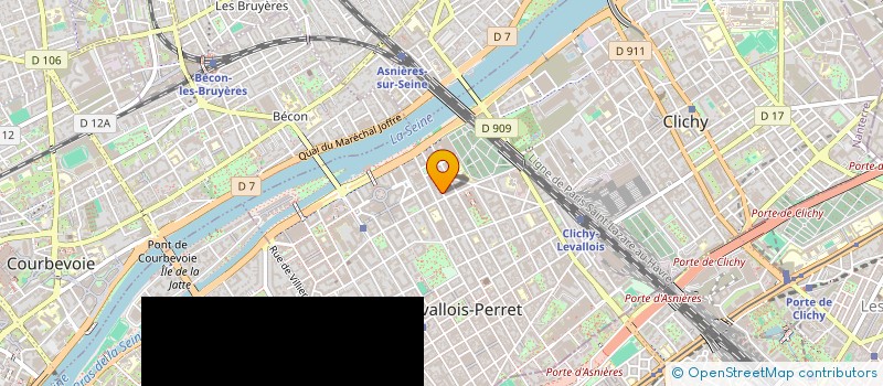 localisation de l'entreprise IFA PATRIMOINE  LEVALLOIS-PERRET