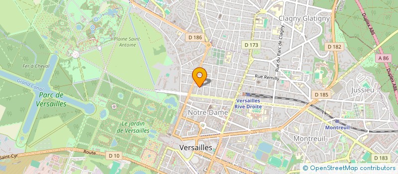 localisation de l'entreprise IFA961 à VERSAILLES