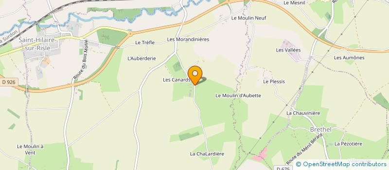 localisation de l'entreprise IFAB  SAINT-HILAIRE-SUR-RISLE