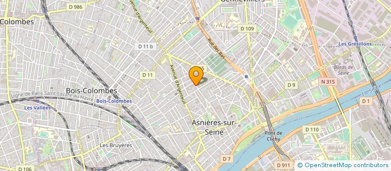 localisation de l'entreprise IFAC à ASNIERES-SUR-SEINE