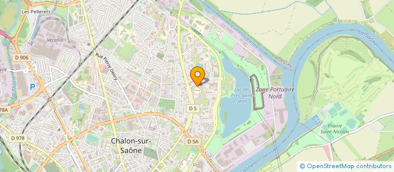 localisation de l'entreprise IFAC BOURGOGNE à CHALON-SUR-SAONE