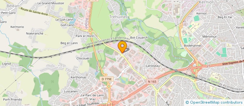 localisation de l'entreprise IFADOM OUEST à VANNES