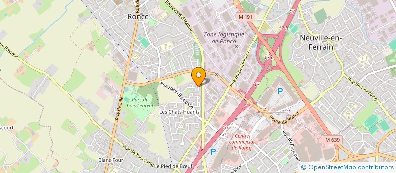 localisation de l'entreprise IFAHED IMMO à RONCQ