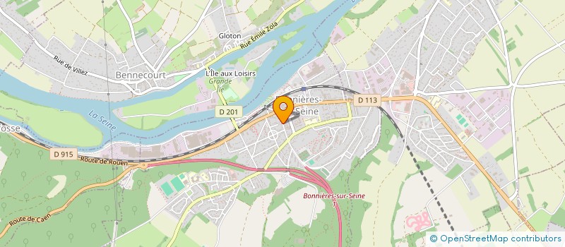 localisation de l'entreprise IFALAK 78  BONNIERES-SUR-SEINE