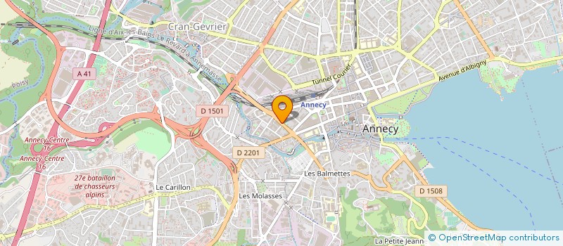 localisation de l'entreprise IFALPES à ANNECY