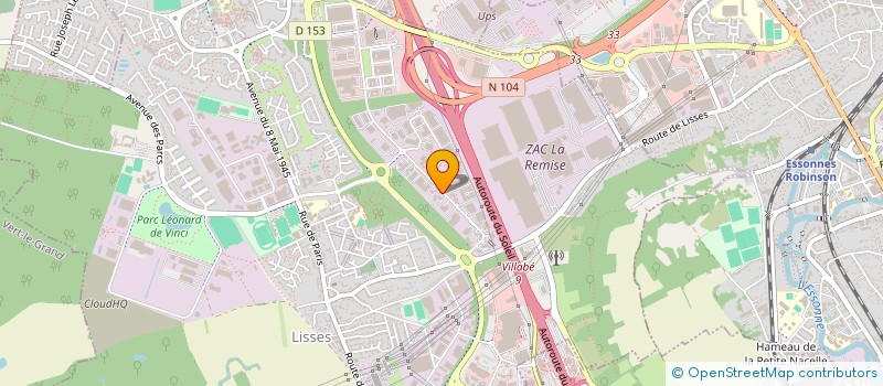 localisation de l'entreprise IFAP  LISSES