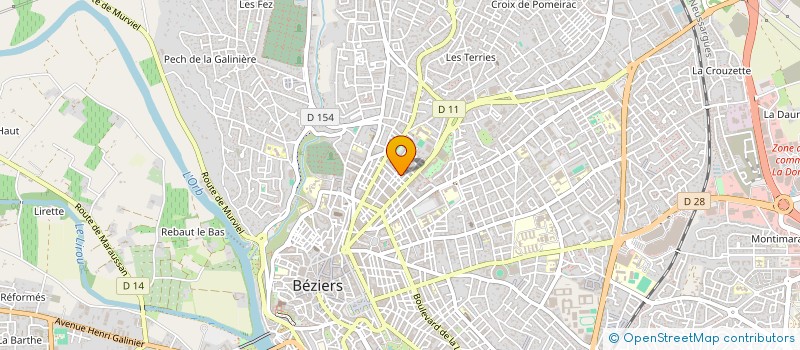 localisation de l'entreprise IFAP FUSTIT FORMA ACTE PAROLE  BEZIERS