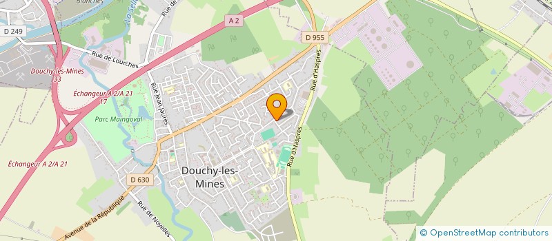 localisation de l'entreprise IFAP INSTITUT DE FORMATION ET APTITUDE PROFESSIONNELLE à DOUCHY-LES-MINES