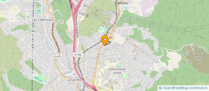 localisation de l'entreprise IFAPRIX à SEPTEMES LES VALLONS