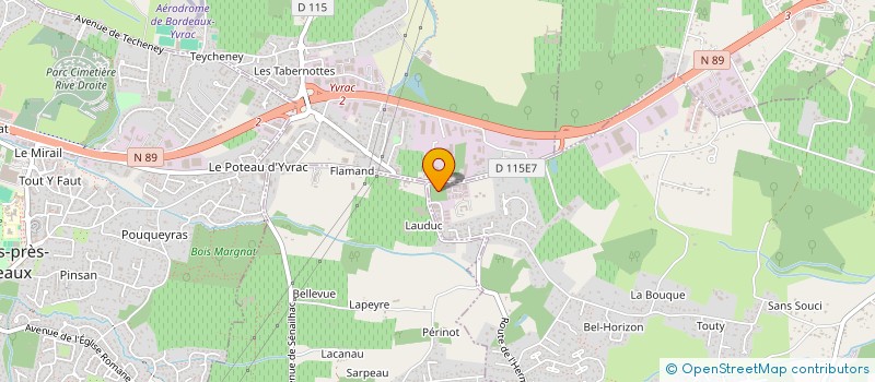 localisation de l'entreprise IFAZ à POMPIGNAC