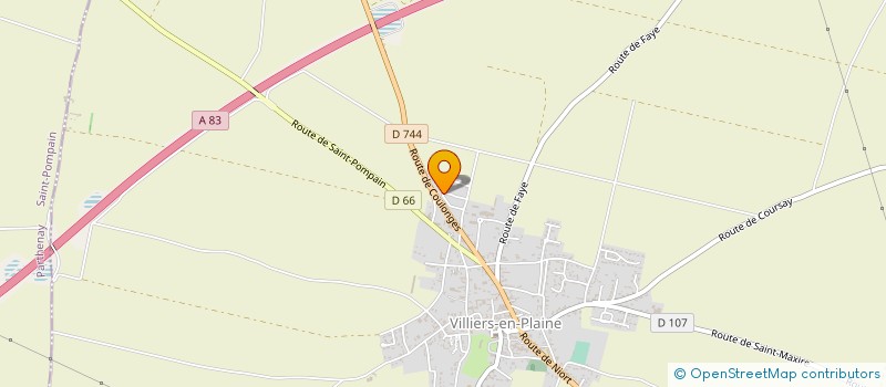 localisation de l'entreprise IFB  VILLIERS-EN-PLAINE