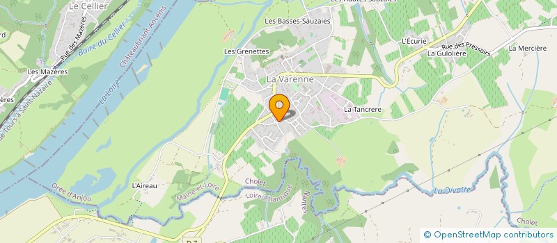 localisation de l'entreprise IFB  OREE-D'ANJOU