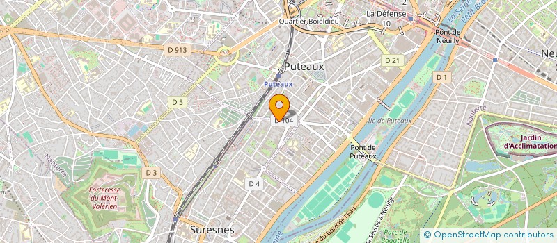 localisation de l'entreprise IFB MAINTENANCE SARL à SURESNES