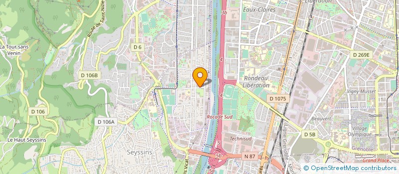 localisation de l'entreprise IFBEM à SEYSSINS