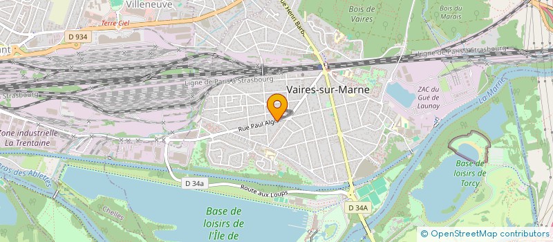 localisation de l'entreprise IFBI INVESTISSEMENTS FONCIERS ET BIENS IMMOBILIERS  VAIRES-SUR-MARNE