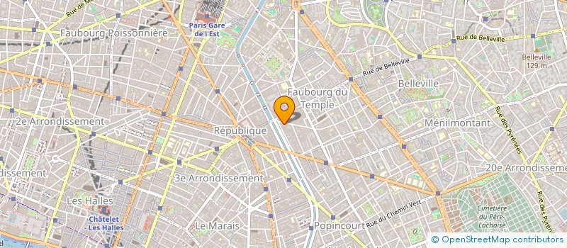 localisation de l'entreprise IFC MARKETING à PARIS