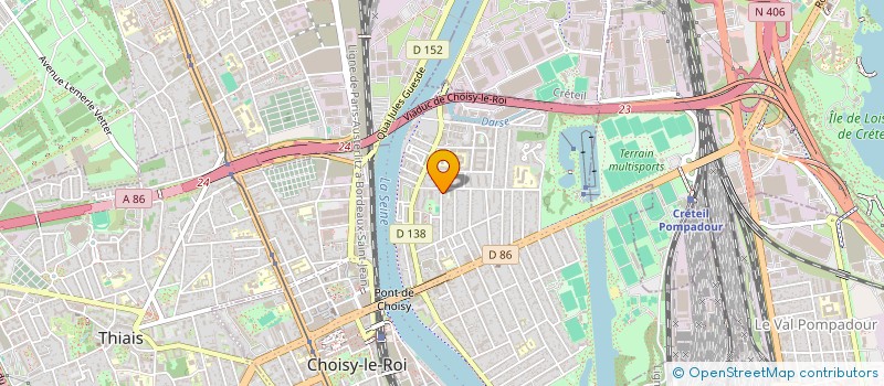 localisation de l'entreprise IFCA-EXPERTISE à CHOISY-LE-ROI