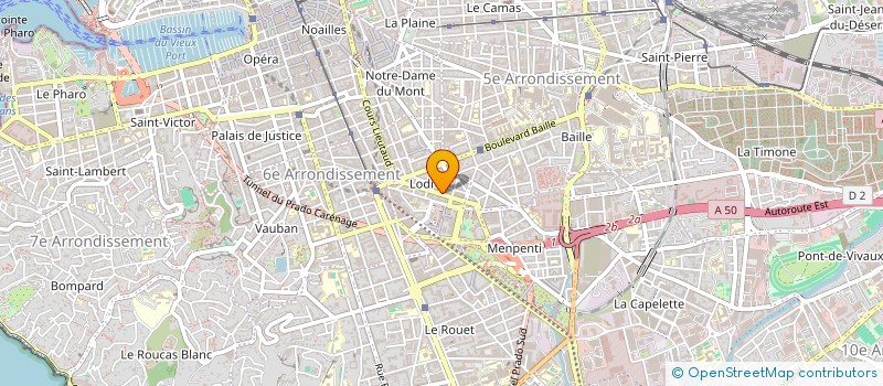 localisation de l'entreprise IFCE FC  MARSEILLE