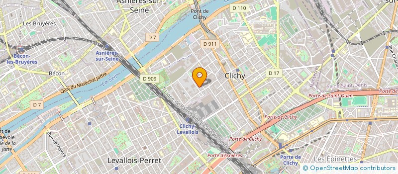 localisation de l'entreprise IFCER TRAINING à CLICHY