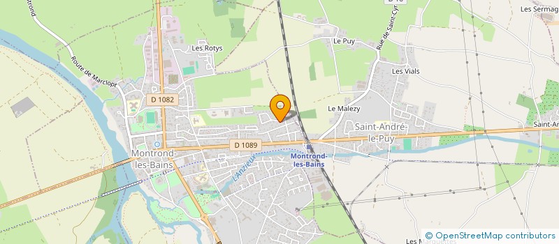 localisation de l'entreprise IFCOSM  MONTROND-LES-BAINS