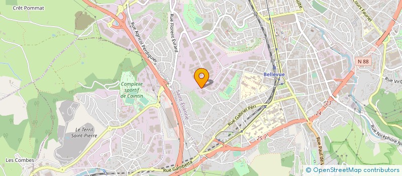 localisation de l'entreprise IFD'COSM  SAINT-ETIENNE