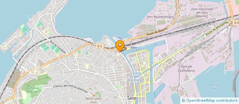 localisation de l'entreprise IFD SUD à SETE