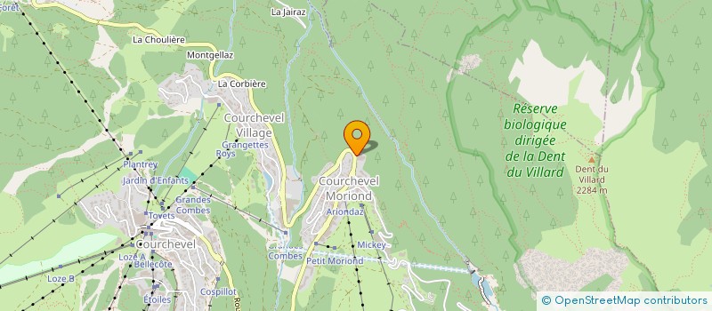 localisation de l'entreprise IFDC à COURCHEVEL