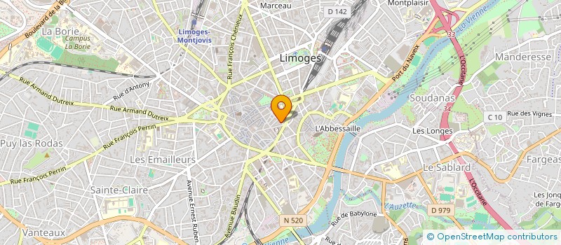 localisation de l'entreprise IFDP à LIMOGES