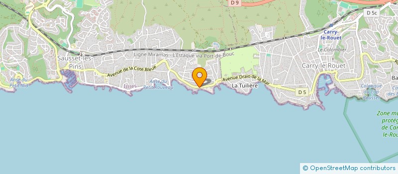 localisation de l'entreprise IFE  SAUSSET-LES-PINS