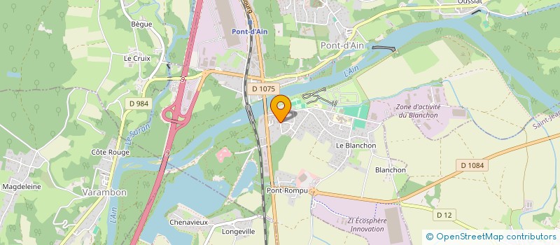 localisation de l'entreprise IFE  PONT-D'AIN