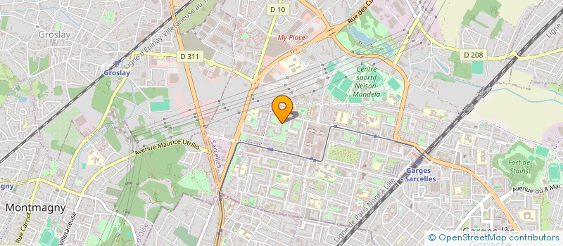 localisation de l'entreprise IFE FOUNDATION à SARCELLES