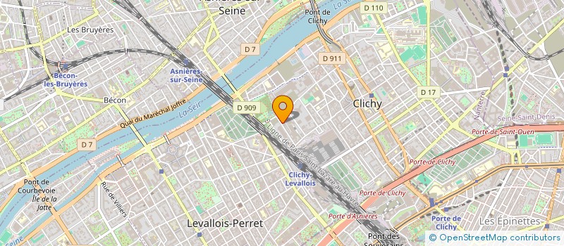 localisation de l'entreprise IFEA à CLICHY