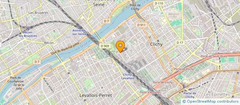 localisation de l'entreprise IFEA CLICHY à CLICHY