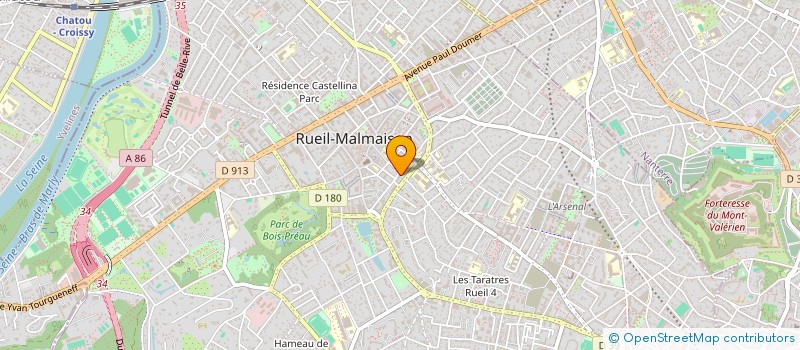 localisation de l'entreprise IFEDI à RUEIL MALMAISON