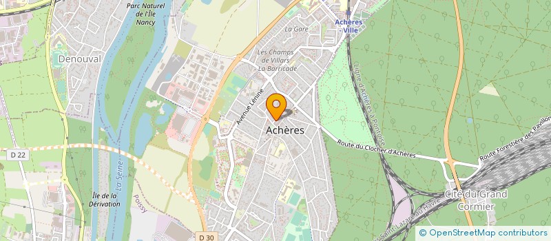 localisation de l'entreprise IFEL  POISSY