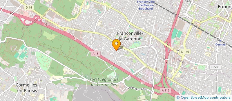 localisation de l'entreprise IFEP INSTITUT FORMATION ENQUETEURS PRIVE à FRANCONVILLE