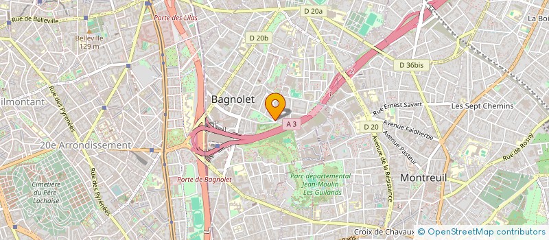 localisation de l'entreprise IFERHATEN ET BENANOUNE à BAGNOLET