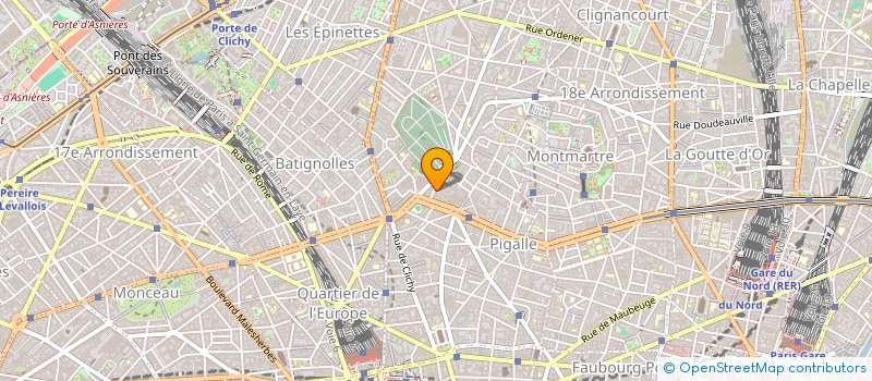 localisation de l'entreprise IFESIS (INSTITUT DE FORMATION ET D'ETUDES DES SECTEURS INDUSTRIELS DE SOLIDAIRES)  PARIS