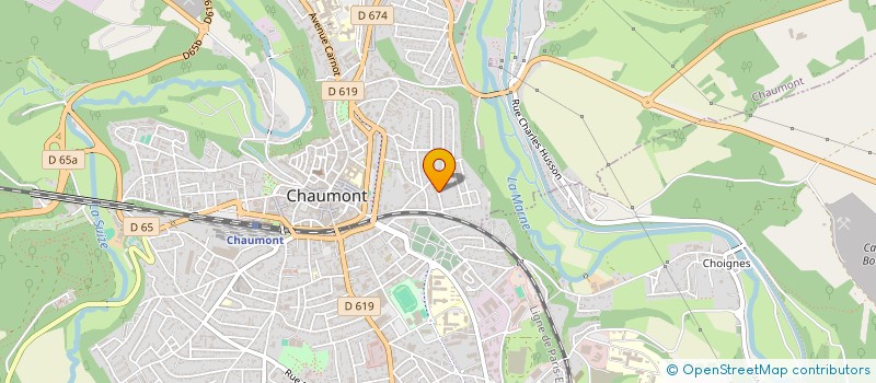 localisation de l'entreprise IFFAC PSYCHOLOGIE à CHAUMONT