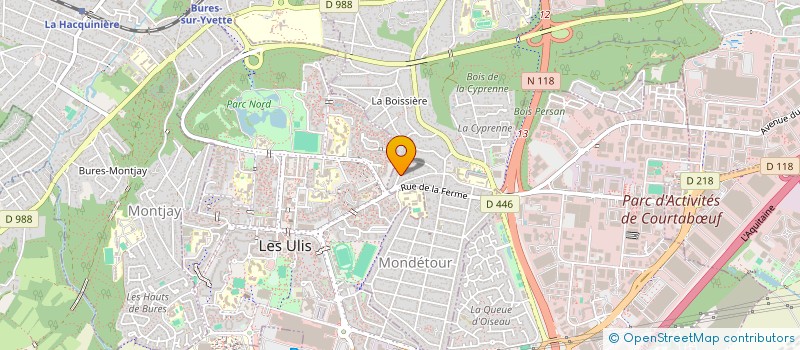 localisation de l'entreprise IFH CONSULTING à ORSAY